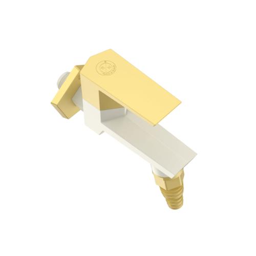 R.N. 15 mm PTMT Taps Wall Mounted Nozzle Bib Cock with Flange_1