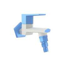 R.N. 15 mm PTMT Taps Wall Mounted Nozzle Bib Cock with Flange_0