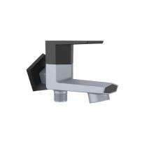 R.N. 15 mm PTMT Taps Wall Mounted 2 in 1 Bib Cock with Flange_0