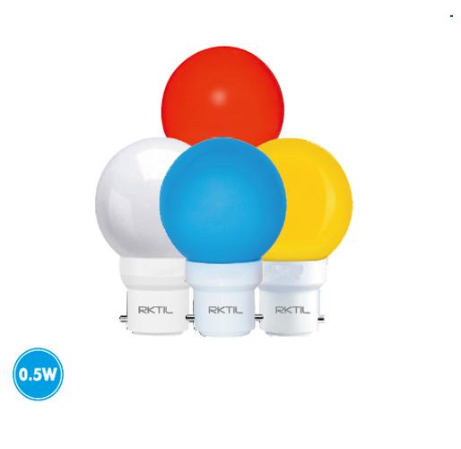 RKTIL 0.5 W Blue B22 1 piece 35000 h LED Bulbs_1
