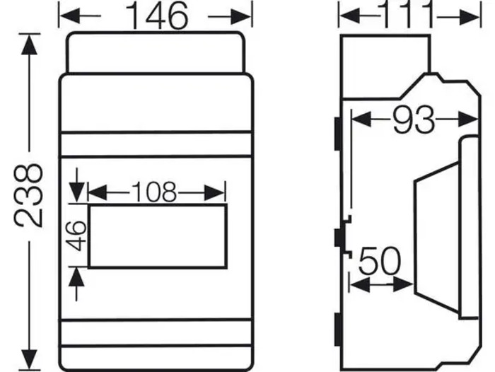 HENSEL KV 6106 IP65 Distribution Boards Single/Three Phase_1