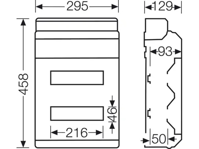 HENSEL KV 8224 M IP65 Distribution Boards Single/Three Phase_1