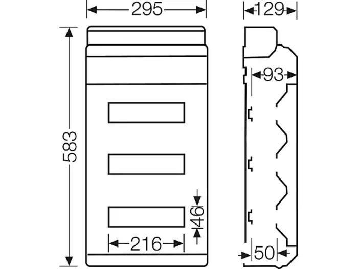 HENSEL KV 8336 M IP65 Distribution Boards Single/Three Phase_1