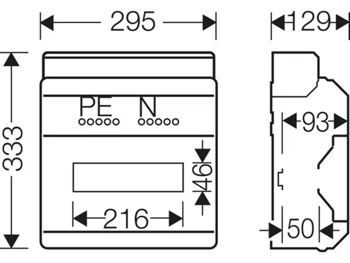 HENSEL KV PC 9112 IP65 Distribution Boards Single/Three Phase_1