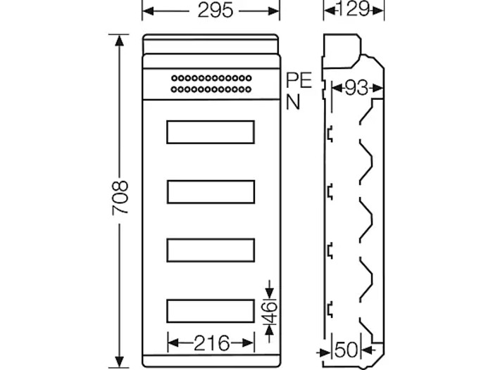 HENSEL KV PC 9448 IP65 Distribution Boards Single/Three Phase_1