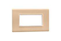 Legrand 6813-36 4 M Gold Modular Switch Plate Cover_0