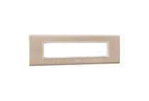 Legrand 6813-51 9 M Aluminium Champagne Modular Switch Plate Cover_0