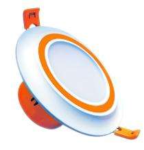 APEXX 7 W Round Red 120 mm LED Panel Lights Recessed Mounted_0