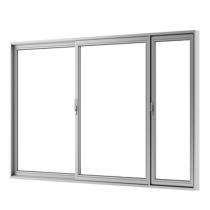 Double Leaf Aluminium Window Frame 400 x 1600 mm_0