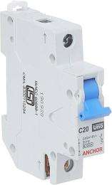 ANCHOR UNO 99004 Single Pole 20 A C Curve MCB_0