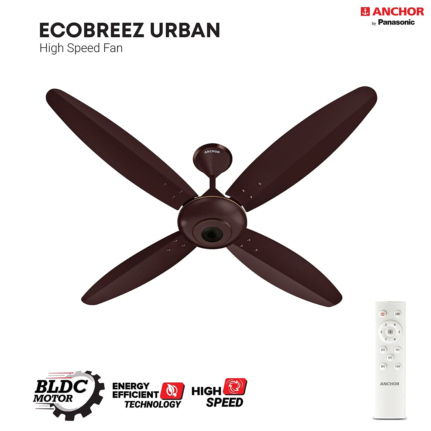ANCHOR Eco Breeze 1200 mm 4 Blades 31 W Mocha Ceiling Fans_1