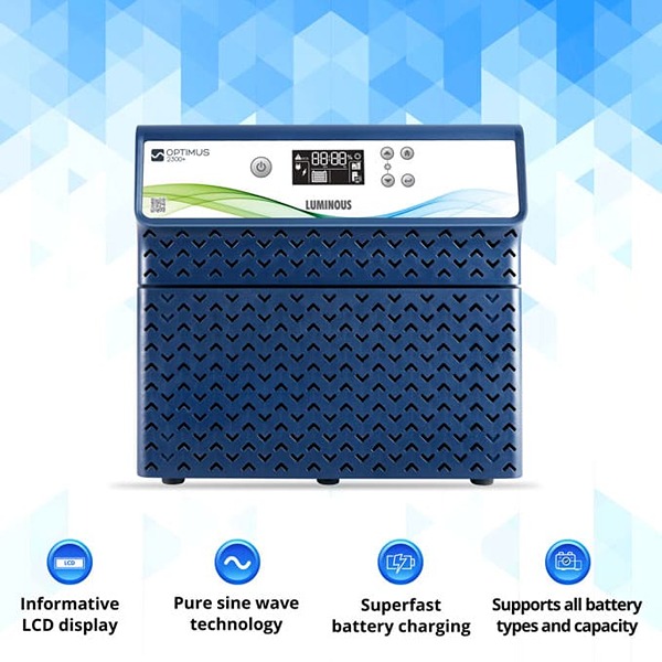 LUMINOUS Optimus 2300+ 1600 W 2000 VA Sine Wave Inverter_1