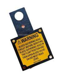 Warning Signages 150 x 150 mm Aluminium_0