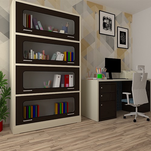 Adjustable Shelves CRCA Sheet Bookshelf_1