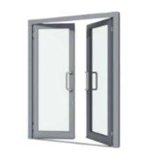 Pandey Al 6061 Single Door Aluminium Doors and Windows AW-01_0