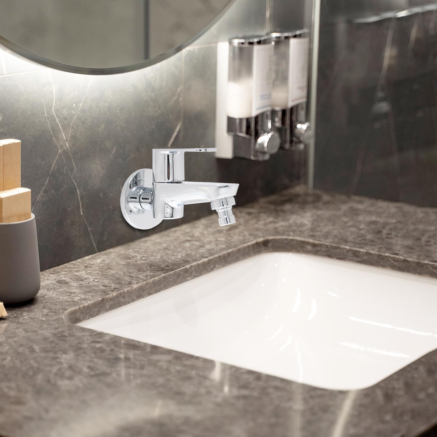 D&B Bathware Chrome Plated Washing Machine Tap Faucet IVANO-3414_3