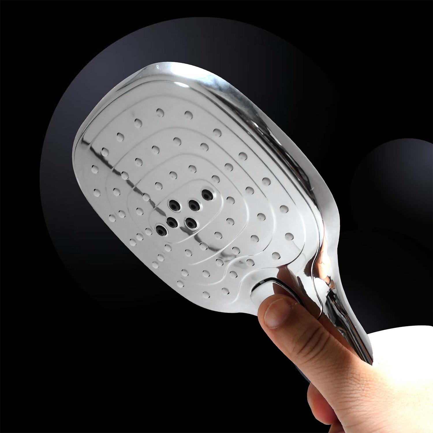 D&B Bathware Multi Functional 2151 Overhead Three Flow Shower 12 mm Plastic_2