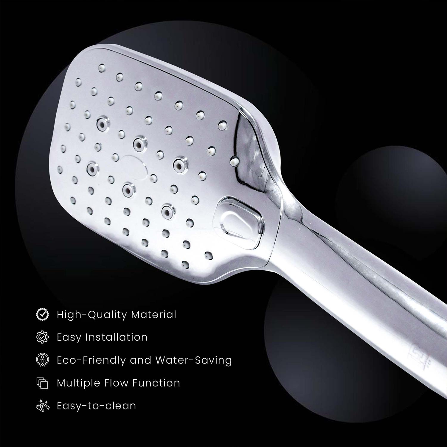 D&B Bathware Multi Functional Overhead Three Flow Shower 11 mm Plastic_3