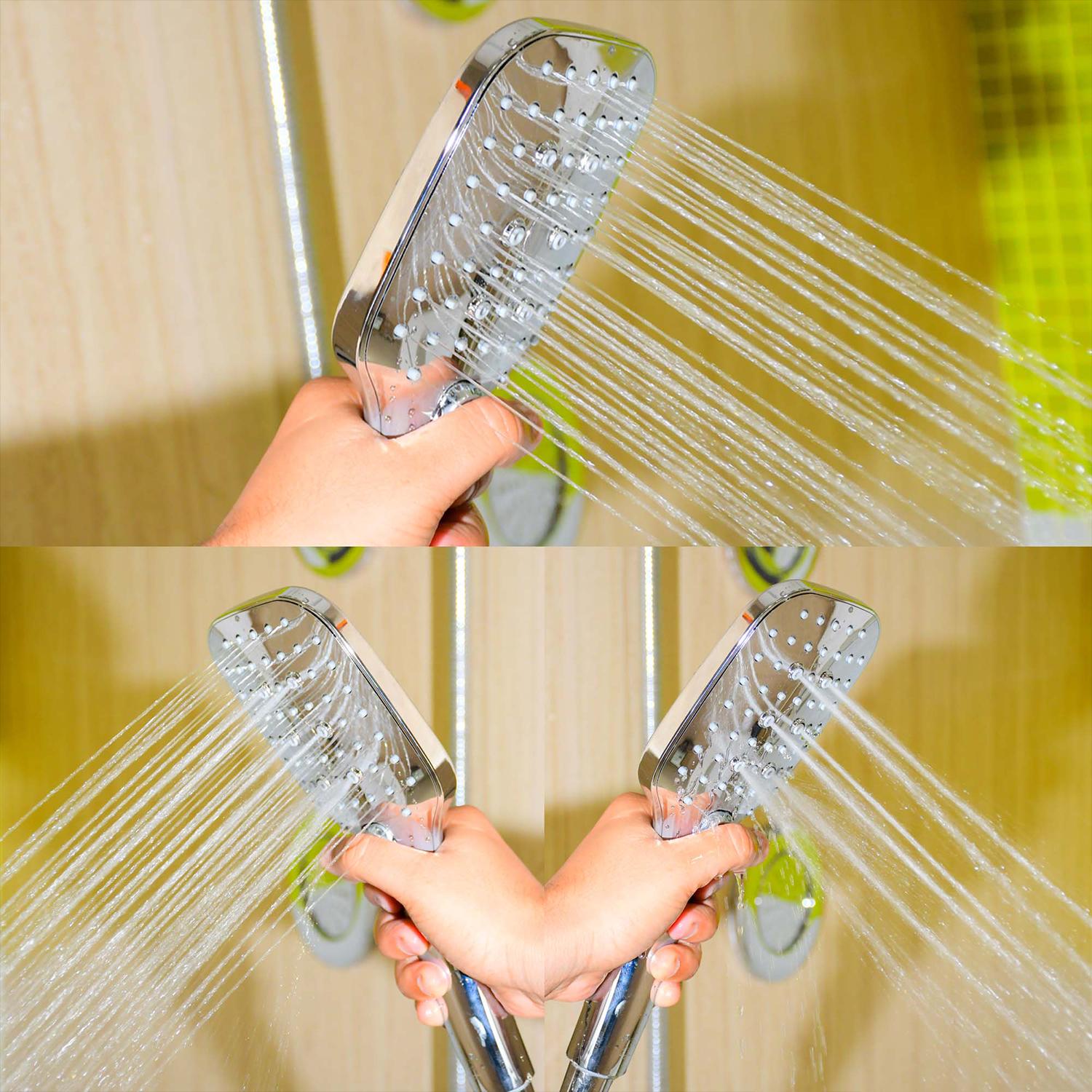 D&B Bathware Multi Functional Overhead Three Flow Shower 11 mm Plastic_4