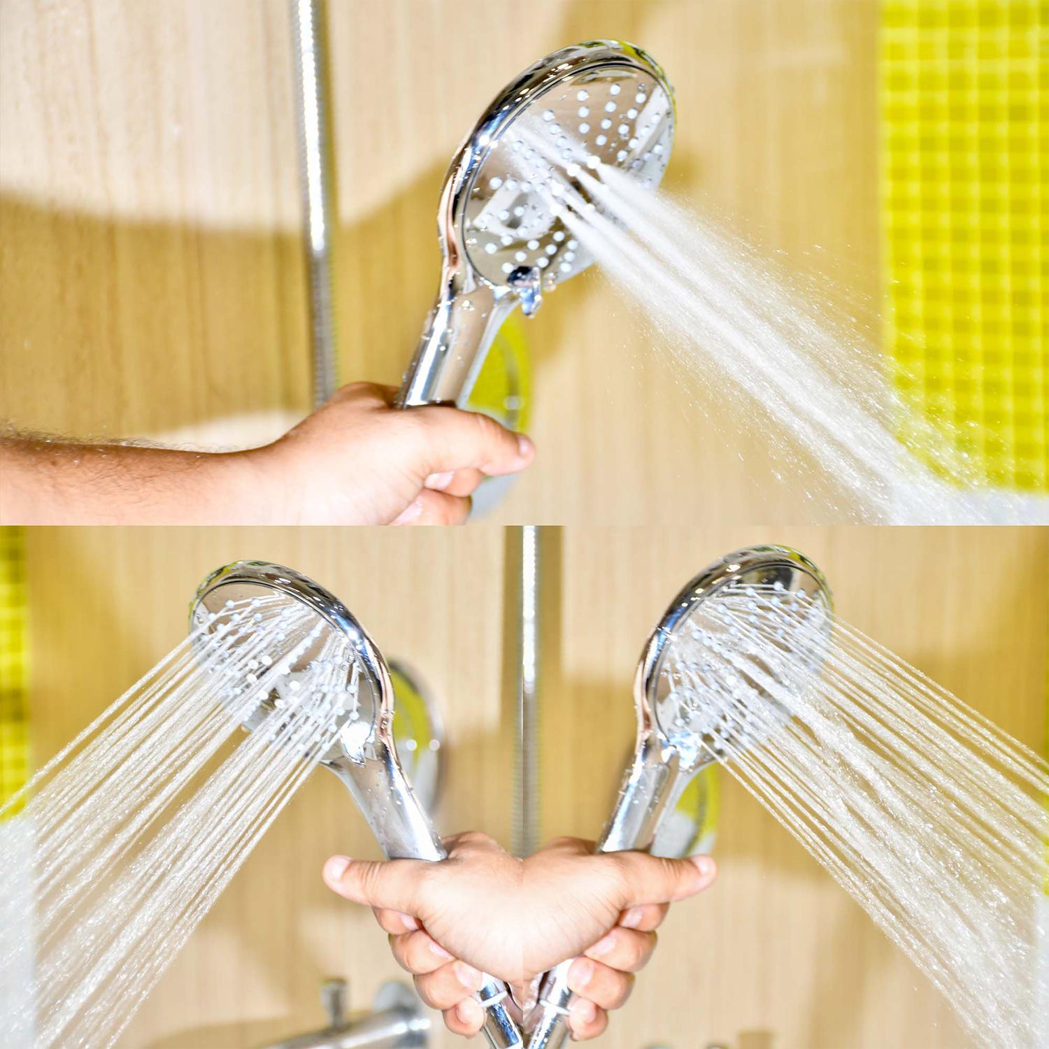 D&B Bathware Multi Functional 2131 Overhead Three Flow Shower 11 mm Plastic_3