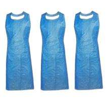 Bellcross Plastic 60 gsm Aprons 28 x 47 inch Blue_0