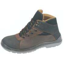 Marjane AL0404 Buff Nubuck Leather Steel Toe Safety Shoes Brown_0