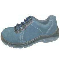 Marjane AL0606 Buff Split Suede Steel Toe Safety Shoes Blue_0