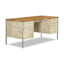 Counter Office Tables Brown Alloy Steel_0