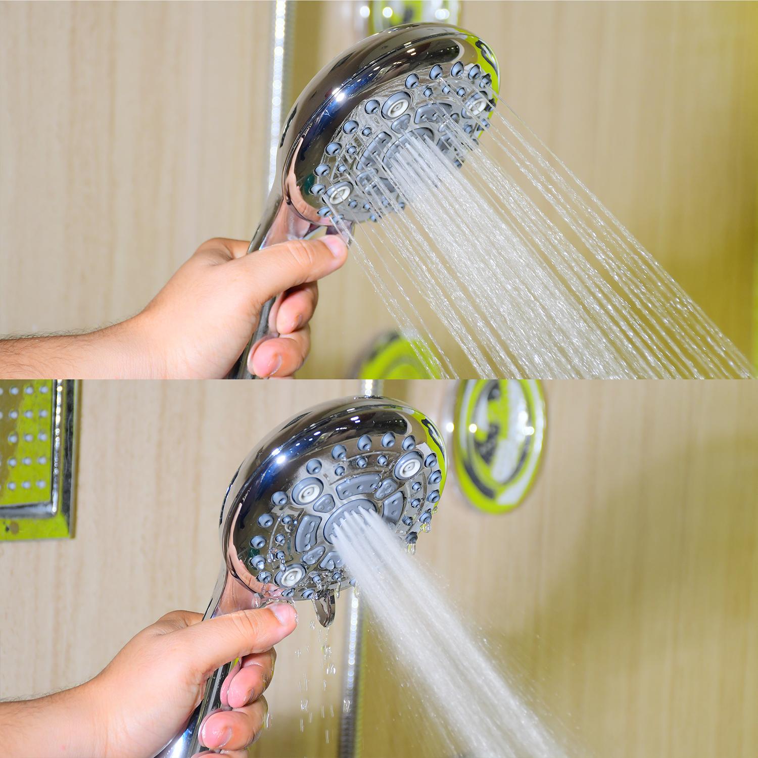 D&B Bathware Multi Functional - 55135 Overhead Five Flow Shower 10 mm Plastic_4