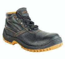 ALKO PLUS APS T9 Synthetic Leather Steel Toe Safety Shoes Black_0