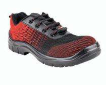 ALKO PLUS APS K4 Flyknit Fabric Steel Toe Safety Shoes Red_0