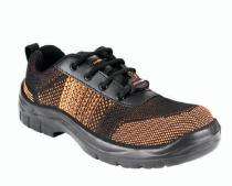 ALKO PLUS APS K5 Flyknit Fabric Steel Toe Safety Shoes Brown_0