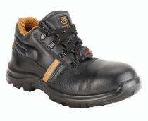 ALKO PLUS APS 1188 Leather Steel Toe Safety Shoes Black_0