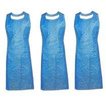 Bellcross Plastic 70 gsm Aprons 32 x 52 inch Blue_0