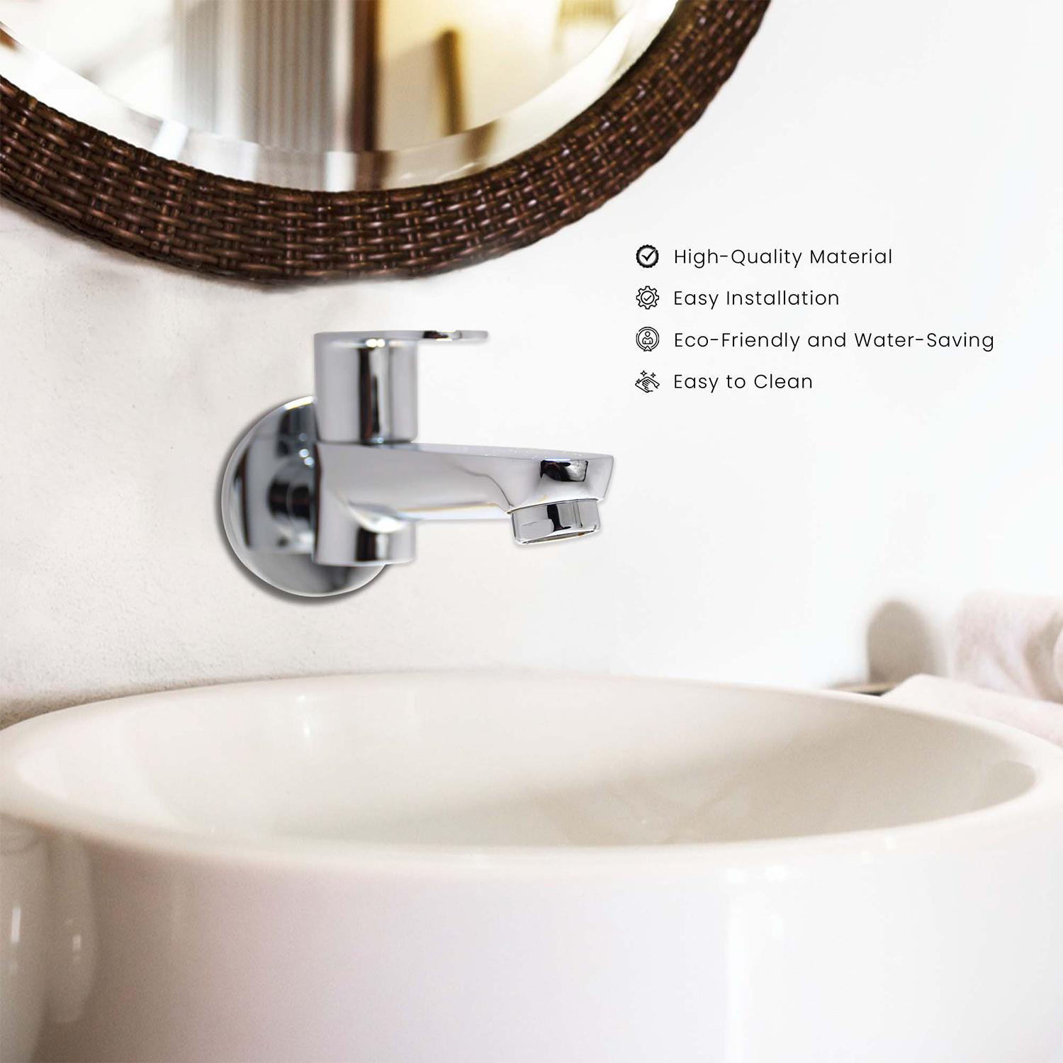 D&B Bathware Chrome Plated Long Body Faucet IVANO-3403_1