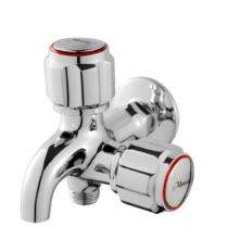 Metro-S 15 mm Brass Taps Chrome Finish_0