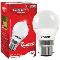 EVEREADY 2.5 W White B22D 1 piece 15000 h LED Bulbs_0