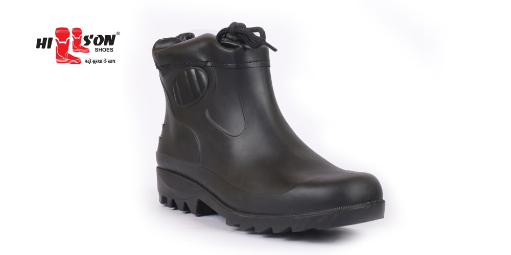 Hillson Collar Boot Fully Moulded Hard PVC Gumboots_2