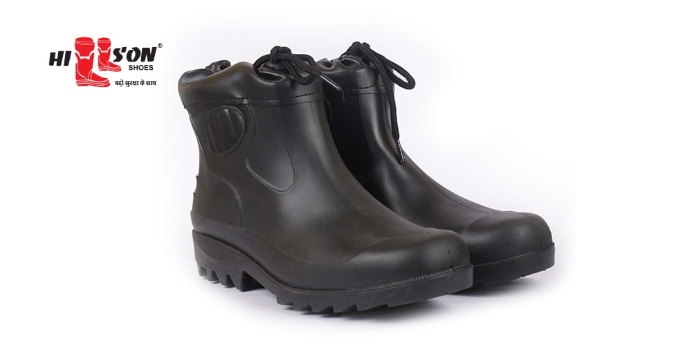 Hillson Collar Boot Fully Moulded Hard PVC Gumboots_1