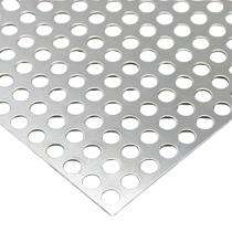 FILTECH 6 mm Galvanized Steel Perforated Sheet 0.5 mm Round Hole 1200 x 2500 mm_0