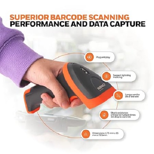 IMPACT by Honeywell IHS320X LED Barcode Scanner Handheld 1D and 2D_2