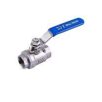 PIONEER 2 Way Male to Female SS Ball Valves 50 mm Threaded 500 bar_0