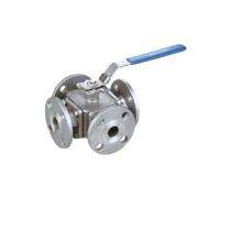 PIONEER 4 Way Female to Female SS Ball Valves 50 mm Threaded 500 bar_0