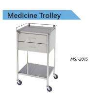 BH MSI - 2015 Stainless Steel Medicine Trolley 660 x 457 x 812 mm_0