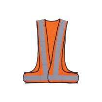 Polyester Safety Jackets M Sleeveless Orange_0