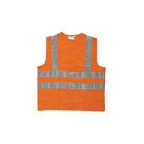 Cotton Safety Jackets Standard Sleeveless Orange_0