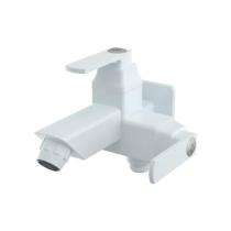 R.N. 15 mm PTMT Taps Wall Mounted 2-in-1 Bib Cock With Flange_0