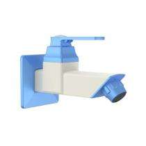 R.N. 15 mm PTMT Taps Wall Mounted Bib Cock Foam Flow With Flange_0