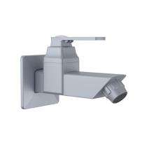 R.N. 15 mm PTMT Taps Wall Mounted Bib Cock Foam Flow With Flange_0