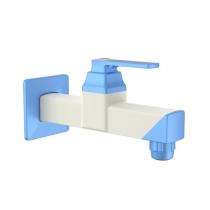 R.N. 15 mm PTMT Taps Wall Mounted Long Body Bib Cock with Flange_0